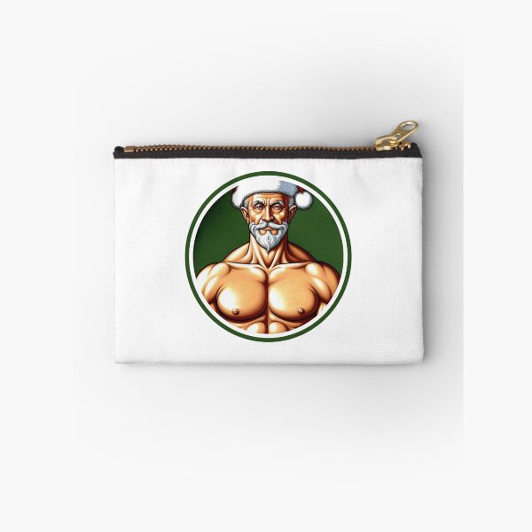 Item preview, Santa Claus with ripped abs designed and sold by muscledaddies.