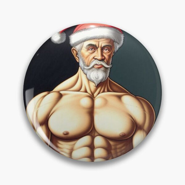 Item preview, 8 pack abs Santa Claus designed and sold by muscledaddies.