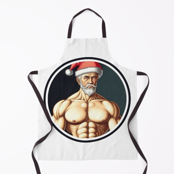 Item preview, 8 pack abs Santa Claus designed and sold by muscledaddies.