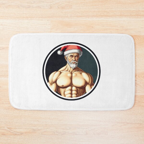 Item preview, 8 pack abs Santa Claus designed and sold by muscledaddies.
