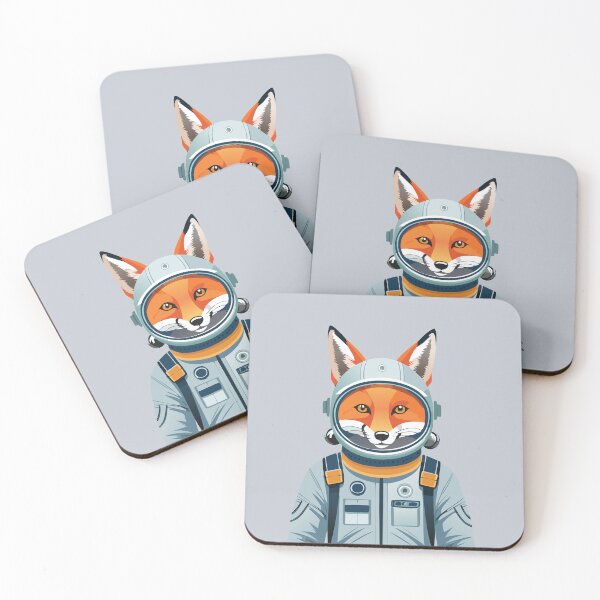 Item preview, Minimalist Space Cadet Fox designed and sold by CosioInc.