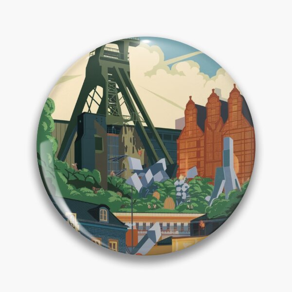 Item preview, Bochum Vintage Travel Poster designed and sold by TravelerRat.