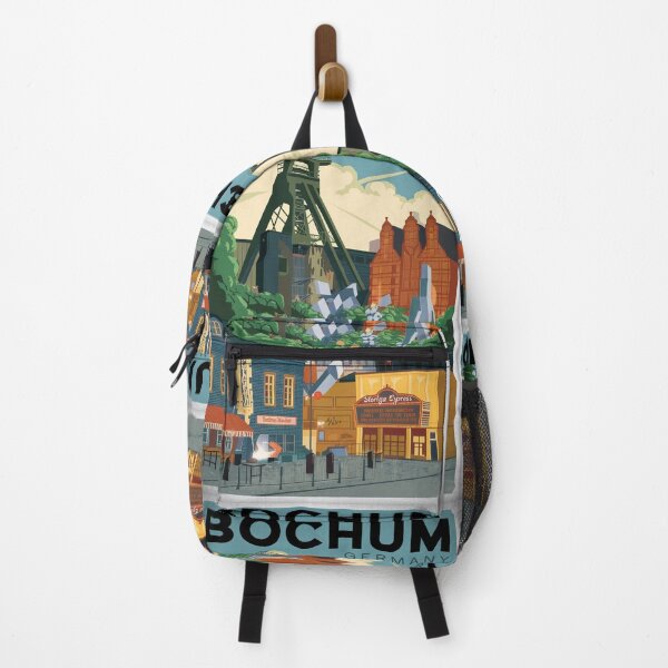 Item preview, Bochum Vintage Travel Poster designed and sold by TravelerRat.