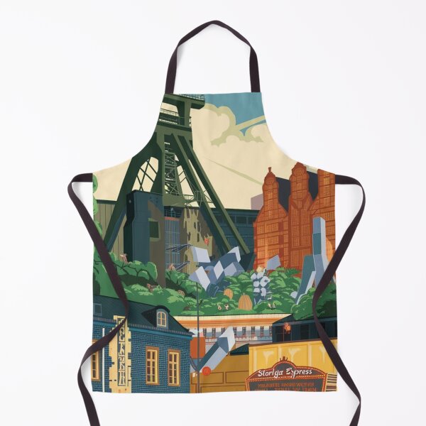 Item preview, Bochum Vintage Travel Poster designed and sold by TravelerRat.