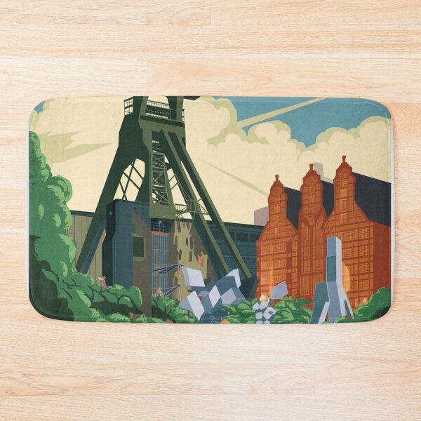 Item preview, Bochum Vintage Travel Poster designed and sold by TravelerRat.