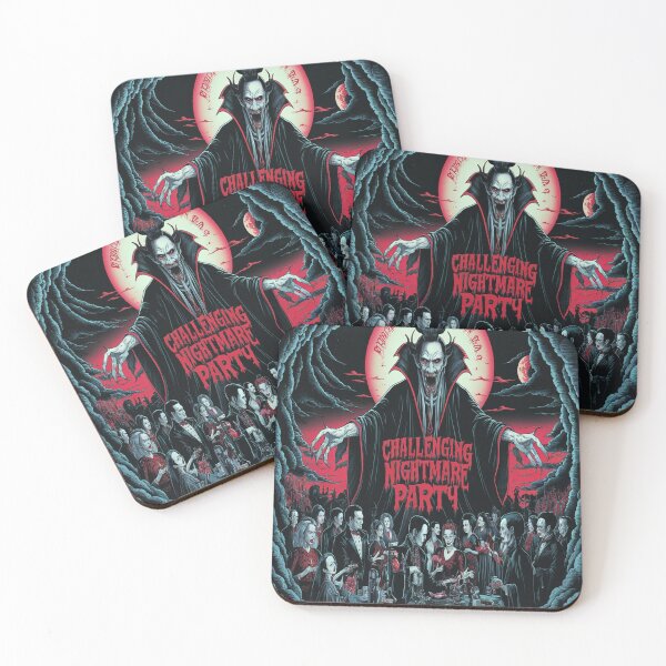 Item preview, Challenging Nightmare and Vampire Party Poster designed and sold by Thaivi Design.
