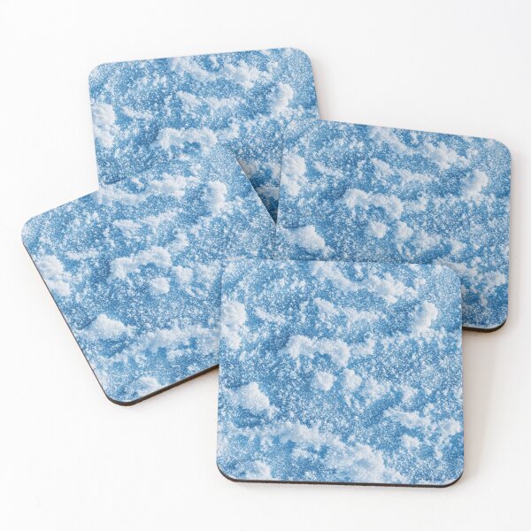 Item preview, Snow Frost Surface White On Blue designed and sold by DigitaICraft.
