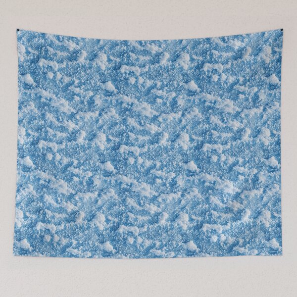 Item preview, Snow Frost Surface White On Blue designed and sold by DigitaICraft.