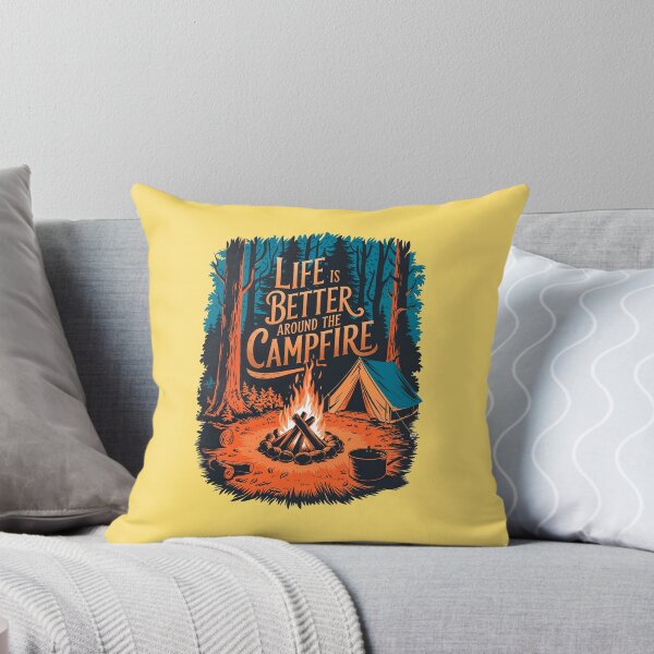 Item preview, Life Is Better Around The Campfire Camping Quote designed and sold by TheArtOfPat.