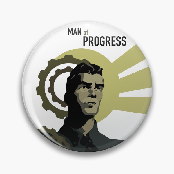 Item preview, Man of Progress designed and sold by Kaisy Koin.