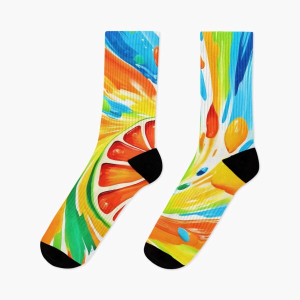Item preview, Citrus swirling Splash Design designed and sold by Health And Fitness Posts e-Store.