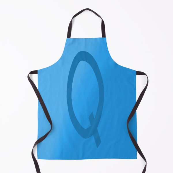 Item preview, Light Blue Q with Gradient Background designed and sold by MusicQueen17.