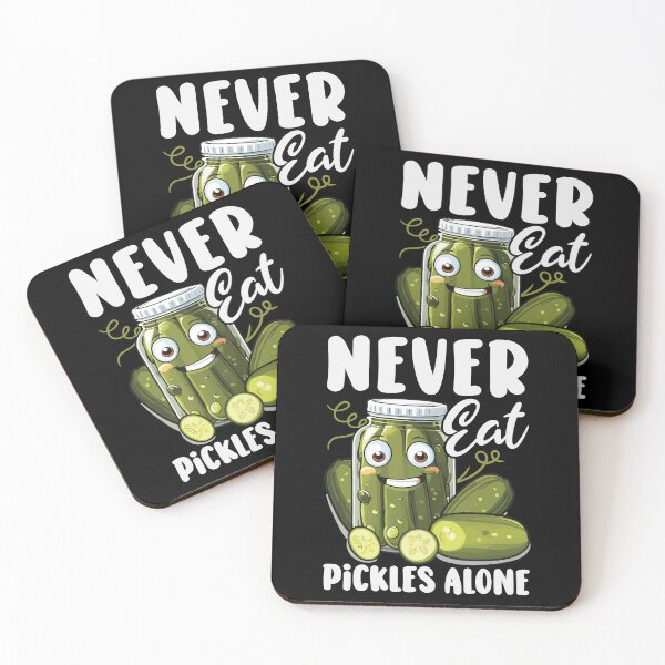 Item preview, Never Eat Pickles Alone Pickle Character designed and sold by OskarArts.