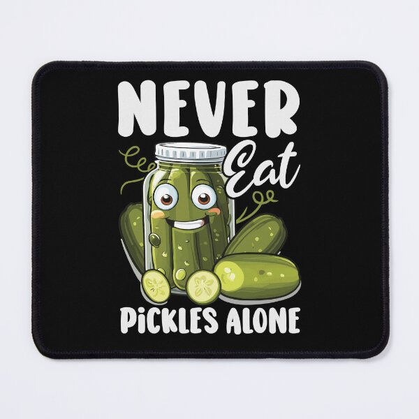 Item preview, Never Eat Pickles Alone Pickle Character designed and sold by OskarArts.