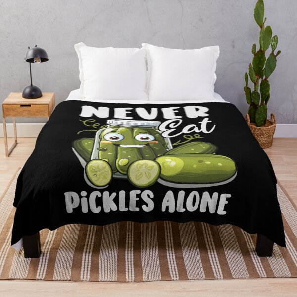 Item preview, Never Eat Pickles Alone Pickle Character designed and sold by OskarArts.