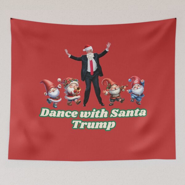Item preview, Funny Trump Dance: Dance with Santa Trump designed and sold by Dudiudi.