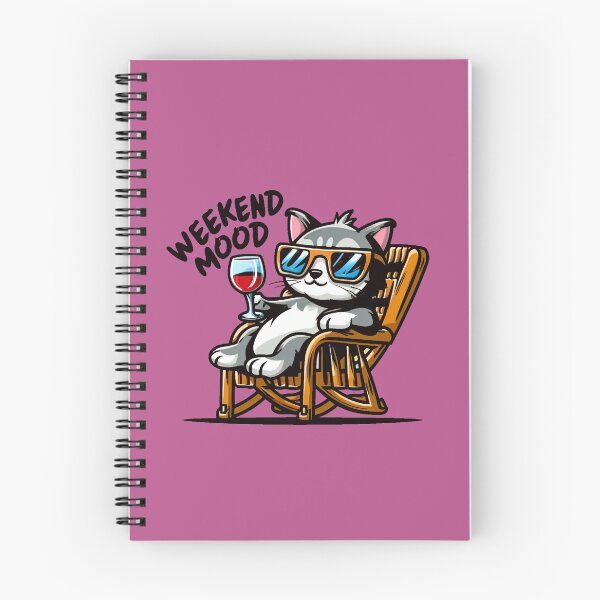 Item preview, Weekend Mood Cat designed and sold by NiRia Spot.