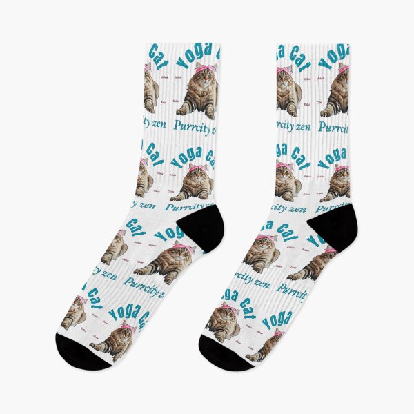 Item preview, Cat yoga purrcity zen, relax, calm, exhale, inhale designed and sold by oceanisea.