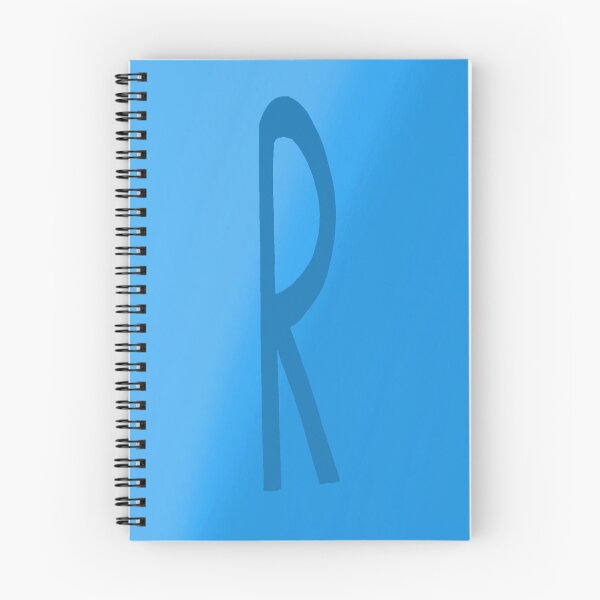 Item preview, Light Blue R with Gradient Background designed and sold by MusicQueen17.
