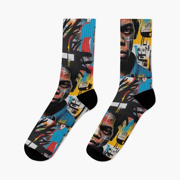 Item preview, Energetic Urban Portrait with Abstract Vibrance designed and sold by FreedomToDesign.