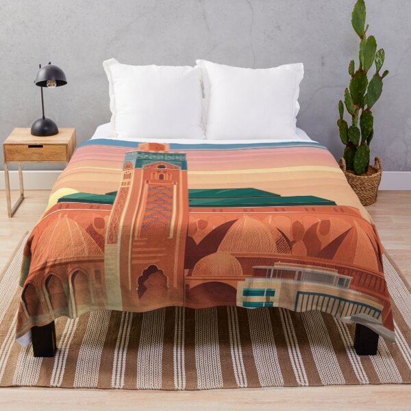 Item preview, Casablanca Vintage Travel Poster designed and sold by TravelerRat.