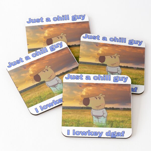 Item preview, Just a chill guy fr designed and sold by SebasColD.