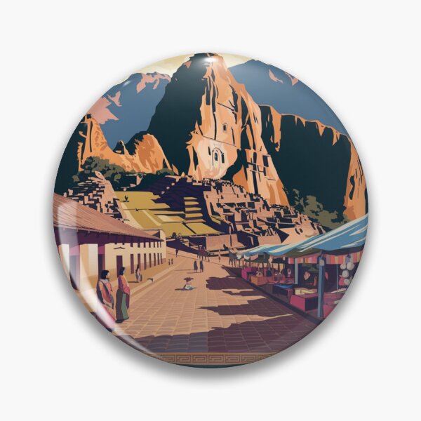 Item preview, Póster de viaje vintage de Cuzco designed and sold by TravelerRat.