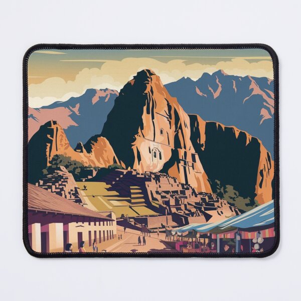 Item preview, Cuzco Vintage Travel Poster designed and sold by TravelerRat.