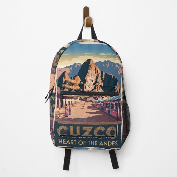 Item preview, Cuzco Vintage Travel Poster designed and sold by TravelerRat.