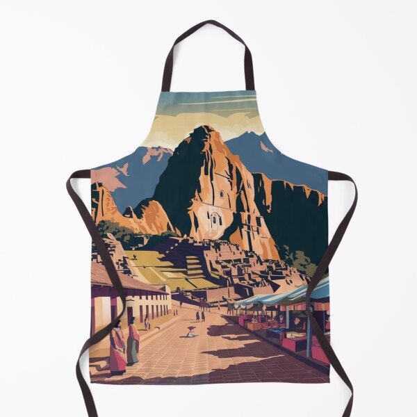 Item preview, Cuzco Vintage Travel Poster designed and sold by TravelerRat.