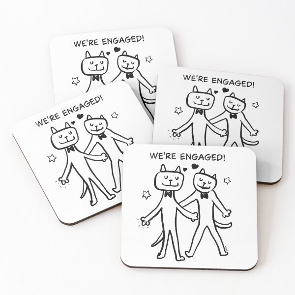 Item preview, Engagement Announcement We Are Engaged LGBTQ designed and sold by brodyquixote.
