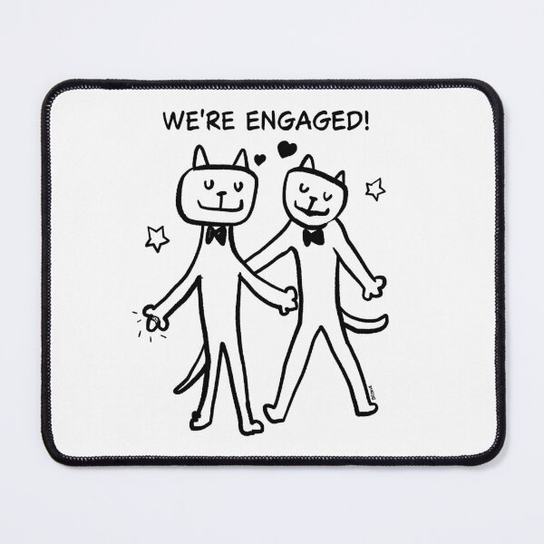 Item preview, Engagement Announcement We Are Engaged LGBTQ designed and sold by brodyquixote.