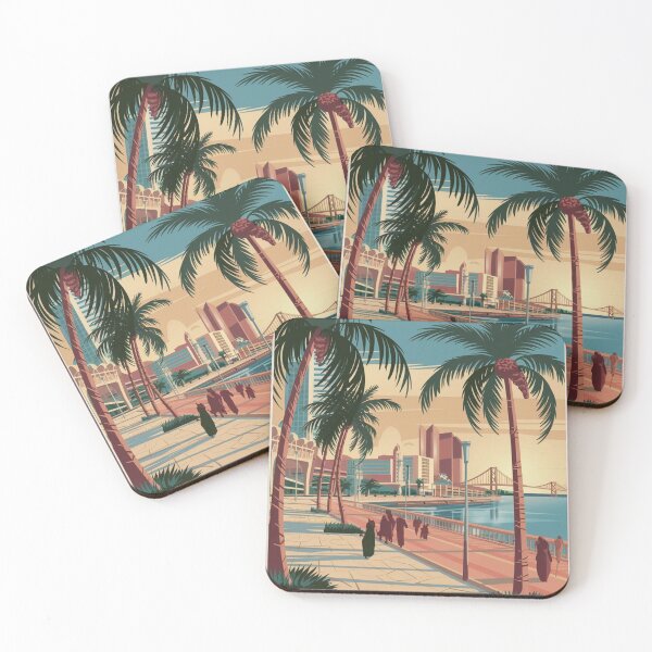 Item preview, Dammam Vintage Travel Poster designed and sold by TravelerRat.