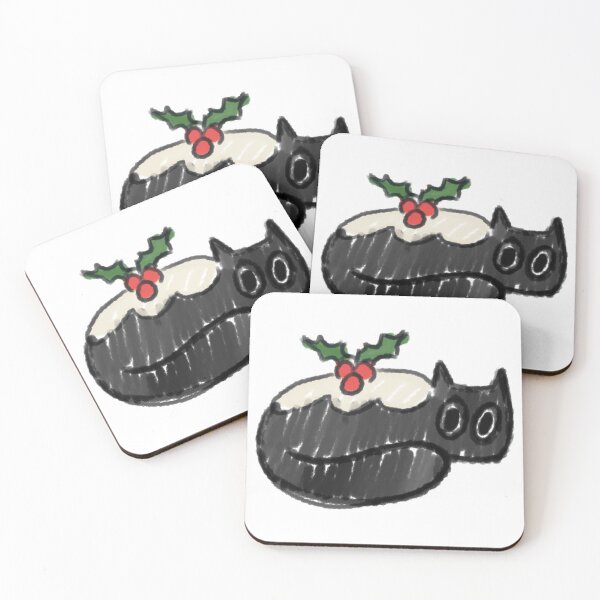 Item preview, Christmas Pudding Cat  designed and sold by doodledee-draws.