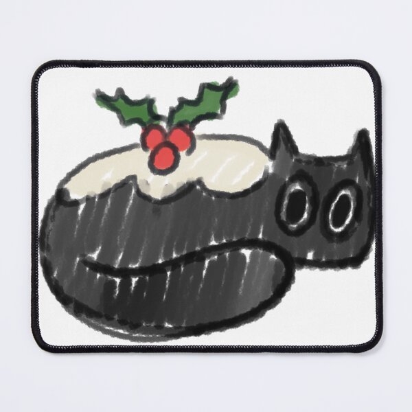 Item preview, Christmas Pudding Cat designed and sold by doodledee-draws.