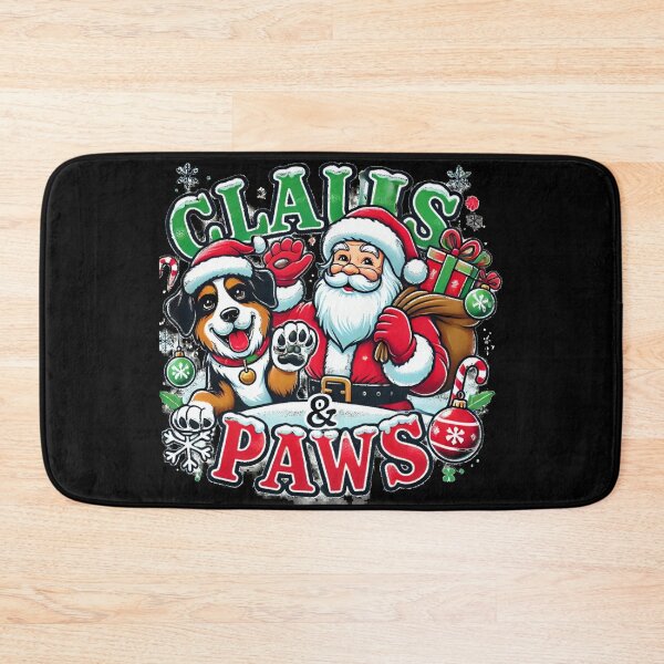 Item preview, Claus & Paws Santa Claus. Dog Lover Christmas Pet Paws Cute T-shirt designed and sold by Joewithlove.
