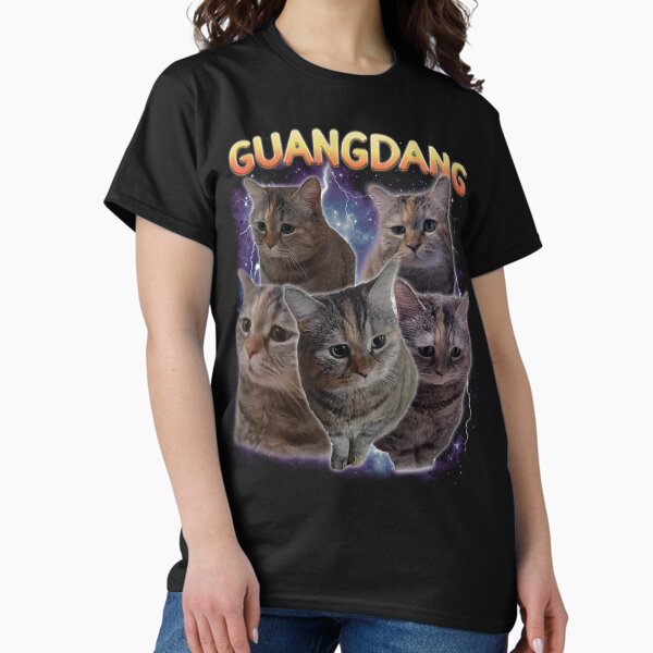 Item preview, Guangdang Funny Viral Sad Cat Meme designed and sold by MemishDesign.