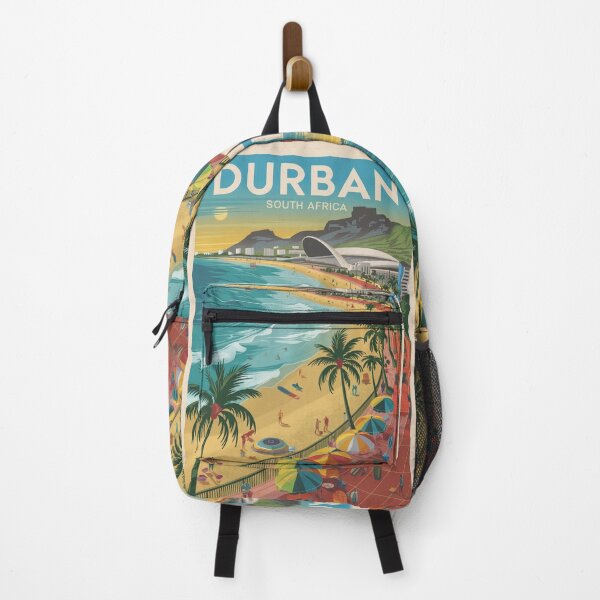 Item preview, Durban Vintage Travel Poster designed and sold by TravelerRat.