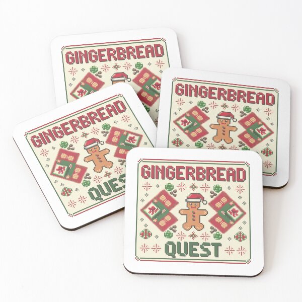Item preview, Gingerbread Quest - Festive Nordic Pixel Art designed and sold by OldSchoolRetro.