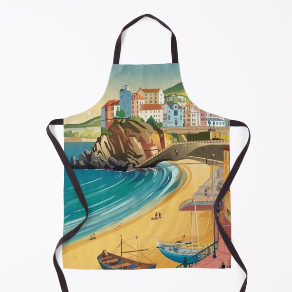 Item preview, Gijon Vintage Travel Poster designed and sold by TravelerRat.