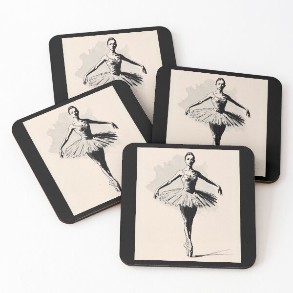 Item preview, Dancing Ballerina Sketch Watercolor Gifts For Dancer Lovers designed and sold by Apollo2012TrueW.