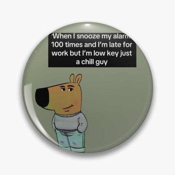 Item preview, Chill Guy Meme  designed and sold by Femme Pastel Collective.