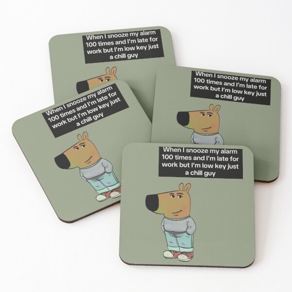 Item preview, Chill Guy Meme  designed and sold by Femme Pastel Collective.
