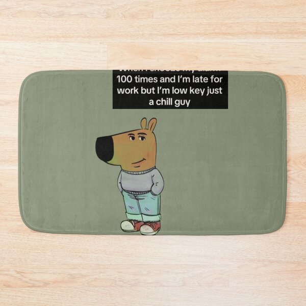 Item preview, Chill Guy Meme  designed and sold by Femme Pastel Collective.