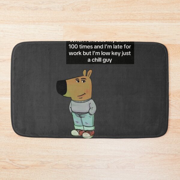 Item preview, Chill Guy Meme  designed and sold by Femme Pastel Collective.