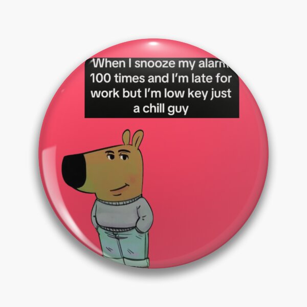 Item preview, Chill Guy Meme  designed and sold by Femme Pastel Collective.