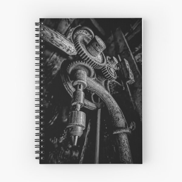 Item preview, Antique Drill Press in a Blacksmith Shop, ON BW designed and sold by jrtwynam.