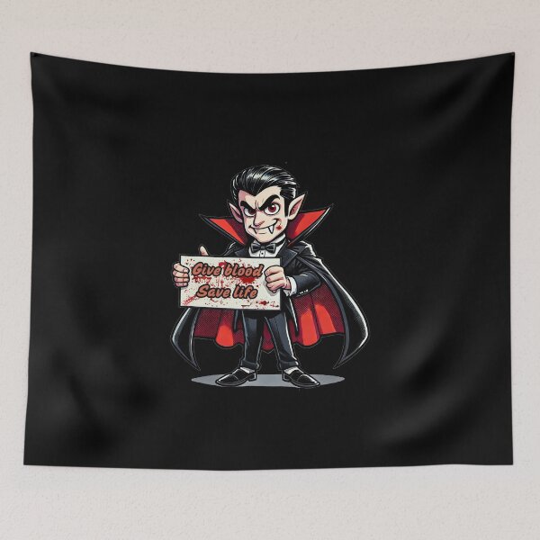 Item preview, Humorous Dracula with sarcastic sign designed and sold by lAnJefurtifeu.