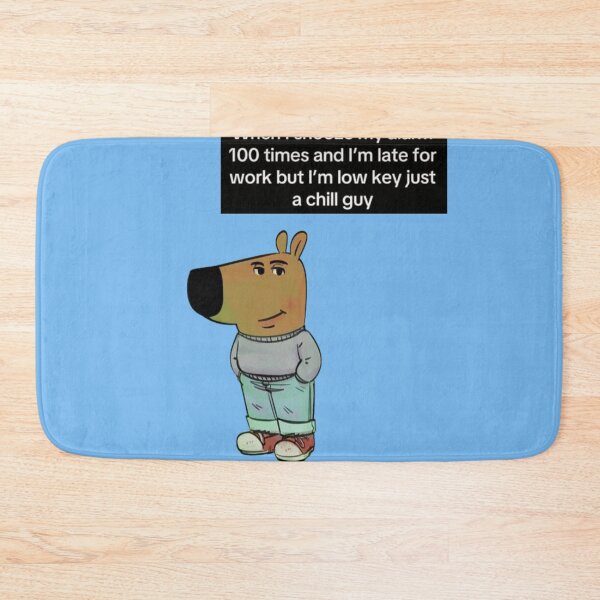 Item preview, Chill Guy Meme  designed and sold by Femme Pastel Collective.