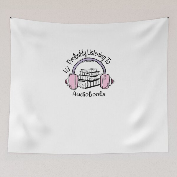 Item preview, Probably Listening to Audiobooks Design designed and sold by JustBeeAwesome.